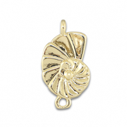 Brass TQ Metall Zwischenstück Schnecke Gold