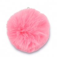 Statement-Anhänger Pompon Pink