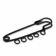 Farbiges Zubehör Schmuck-Sicherheitsnadel mit 5 Ösen Black