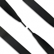 Trendy Schn&uuml;rsenkel Satin Black