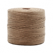 Nylon S-Lon Kordel 0.5mm Medium brown
