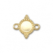 BY31® Stainless Steel - Rostfrei Stahl Zwischenstück mit Fassung für SS20 Flat Back Gold