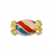 Metall Perlen Bonbon Multicolour-gold