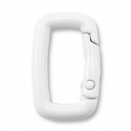 Farbiges Zubehör Schlüssel Anhänger Rechteck White