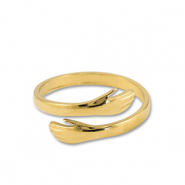 Ringe aus Stainless Steel - Rostfreiem Stahl Hände Gold