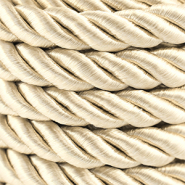 Trendy Kordel Twisted 10mm Champagne gold