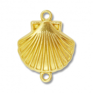 Stainless Steel - Rostfrei Stahl Zwischenstück Muschel Gold