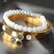 Schmucksets Stainless Steel Fassungen Armbänder