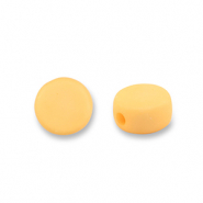 Acryl Perlen Disc Yellow orange