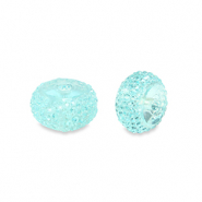 Resin Perlen Rondell 12mm Light blue