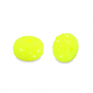 Resin Perlen Rondell 10mm Neon yellow