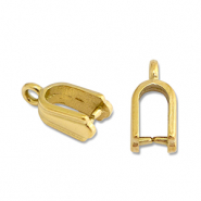 Stainless Steel - Rostfrei Stahl Schmuckzubeh&ouml;r Collierschlaufe f&uuml;r Anh&auml;nger Gold