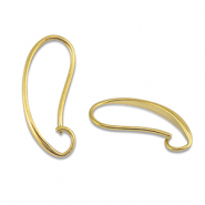 Stainless Steel - Rostfrei Stahl Schmuckzubeh&ouml;r Ohrringe / Ohrh&auml;nger Gold