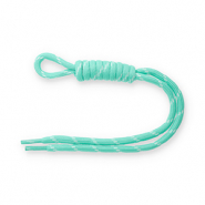 Schlüsselanhänger Paracord Mint turquoise-white