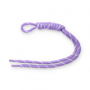 Schlüsselanhänger Paracord Purple-white