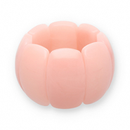 Resin-Armbänder Light apricot pink