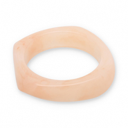 Resin-Armb&auml;nder Bangle Light peach