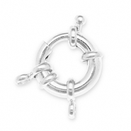 Eco-brass® Metall Zubehör DQ Rettungsring Verschluss Antik silber (Nickelfrei)