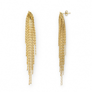 Ohrringe aus Stainless Steel - Rostfreiem Stahl Ohrstecker Gold