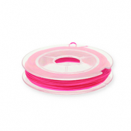 Elastik Schmuckdraht 0.8mm Fuchsia pink