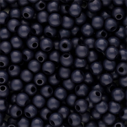 4 mm Acrylperlen Shiny Anthracite