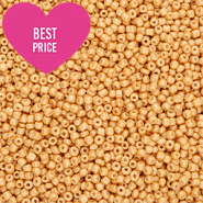 Glasperlen Rocailles 8/0 (3mm) Peachy orange