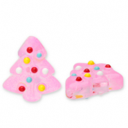 Glasperlen Weihnachtsbaum Neon pink-multicolour