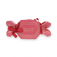 BY31® Schmuck-(Geschenk)-Box Bonbon "Merry & Bright" Red-gold