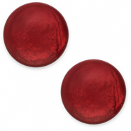 20 mm classic Cabochon Polaris Elements Jais Bordeaux red