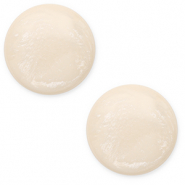 12 mm classic Cabochon Polaris Elements Jais Beige