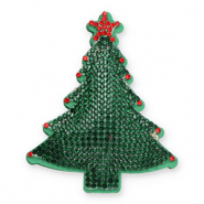Statement hangers mit Strass Weihnachtsbaum Dark green-red