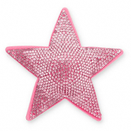 Statement hangers mit Strass Stern Light pink
