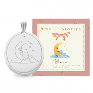 BY31® Stainless Steel - Rostfrei Stahl Anhänger Mond Silver