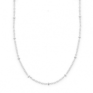 BY31® Stainless Steel - Rostfrei Stahl Gliederketten mit Kugeln Silver