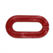 Acryl-Kettenglied, 20 mm, lose Bordeaux
