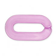 Acryl-Kettenglied, 20 mm, lose Lavender purple