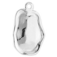 Stainless Steel - Rostfrei Stahl Anhänger Irregular Silver