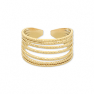 Ringe aus Stainless Steel - Rostfreiem Stahl Gold