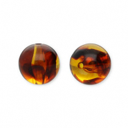 16 mm Acrylperlen Rund Orange brown