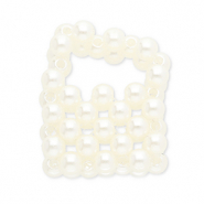 Statement-Anh&auml;nger Handtasche White