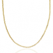 Gliederkette aus Stainless Steel - Rostfreiem Stahl Gold