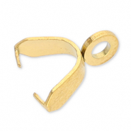 Stainless Steel - Rostfrei Stahl Schmuckzubehör Collierschlaufe für Anhänger Gold