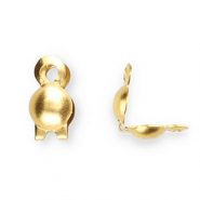 Stainless Steel - Rostfrei Stahl Schmuckzubehör Kalotten 3.2 mm Gold