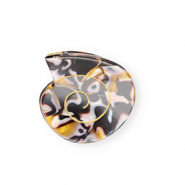 Haarschmuck Haarklemme Muschel Mixed brown