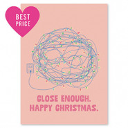 Schmuck Karten "Close enough" Pink-blue