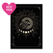 Schmuck Karten Sonne & Mond Black-yellow