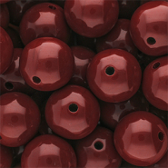 18 mm DQ Acrylperlen shiny Salsa 18-1657 TCX