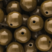 16 mm DQ Acrylperlen shiny Wood thrush 17-1129 TCX