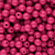 10 mm DQ Acrylperlen shiny Rose violet 17-2624 TCX