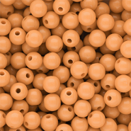 10 mm DQ Acrylperlen shiny Chamois 15-1145 TCX